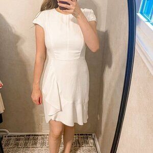 Amanda Uprichard Whistler Mini Dress in white M